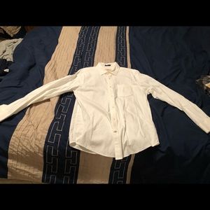 White button down Oxford dress shirt